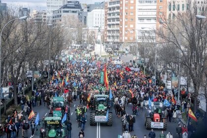 Participación aragonesa en la protesta de Madrid contra los ataques al campo Participación aragonesa en la protesta de Madrid contra los ataques al campo